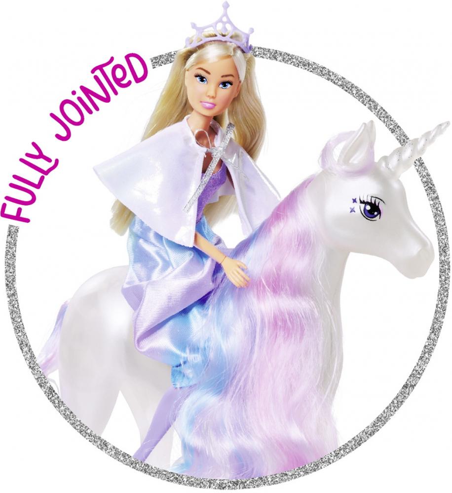 Simba Puppe Steffi Love Fantasy Unicorn Prinzesinn mit Einhorn 105733994