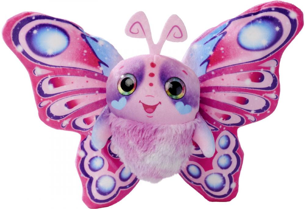 Simba aufblasbarer Plüsch mit bunten Glitzerglasaugen Fluffyfly 12cm 105951575