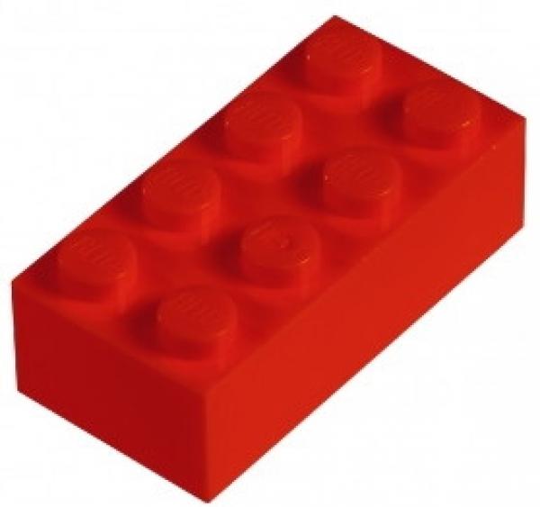 Simba Konstruktionsspielzeug Bausteine Blox 100 Teile 8er rot 104118905