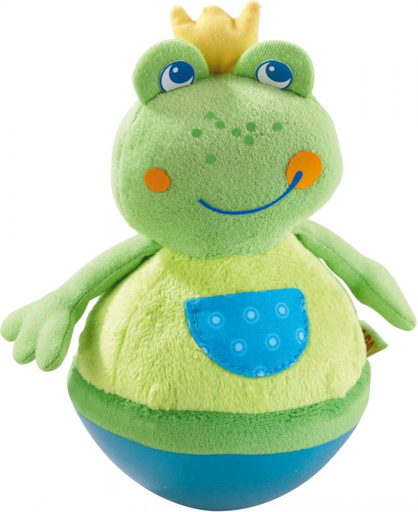 HABA Babywelt Multifunktionsspielzeug Stehauffigur Frosch 1005859001