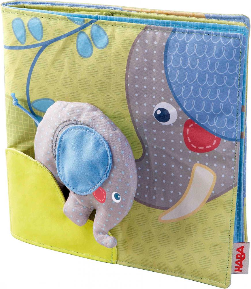 HABA Babywelt Babyspielbuch Stoffbuch Elefant Egon 1300146001