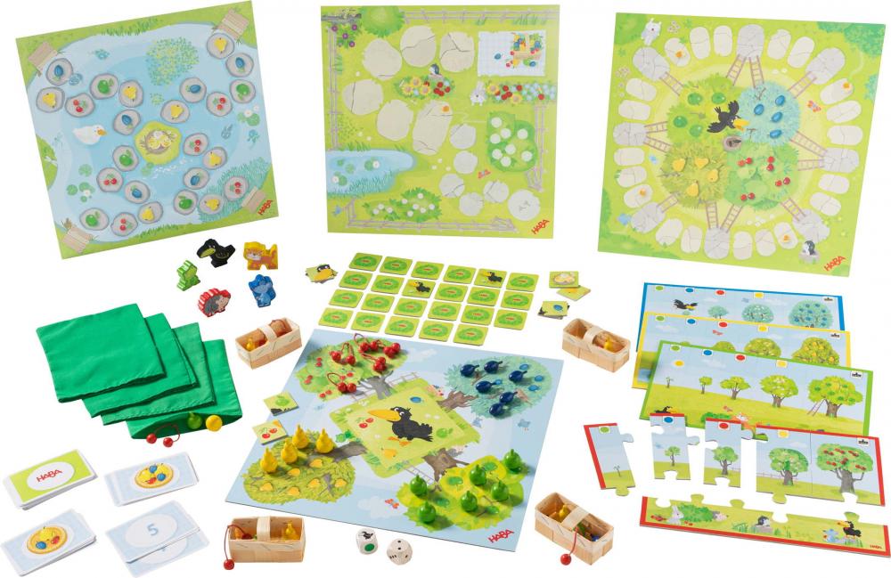 HABA Kinderspiel Spielsammlung Meine große Obstgarten Spielesammlung 1302282001