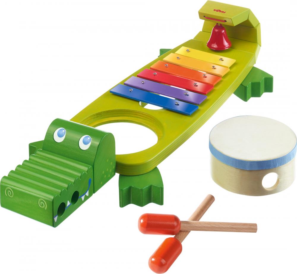 HABA Babywelt Klangspielzeug Klang Kroko 1302566001