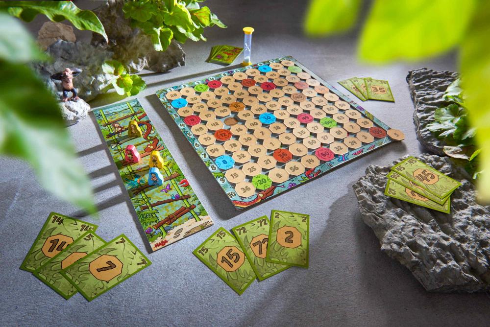 HABA Familienspiel Wissenspiel Abenteuer 1x1 1303717001