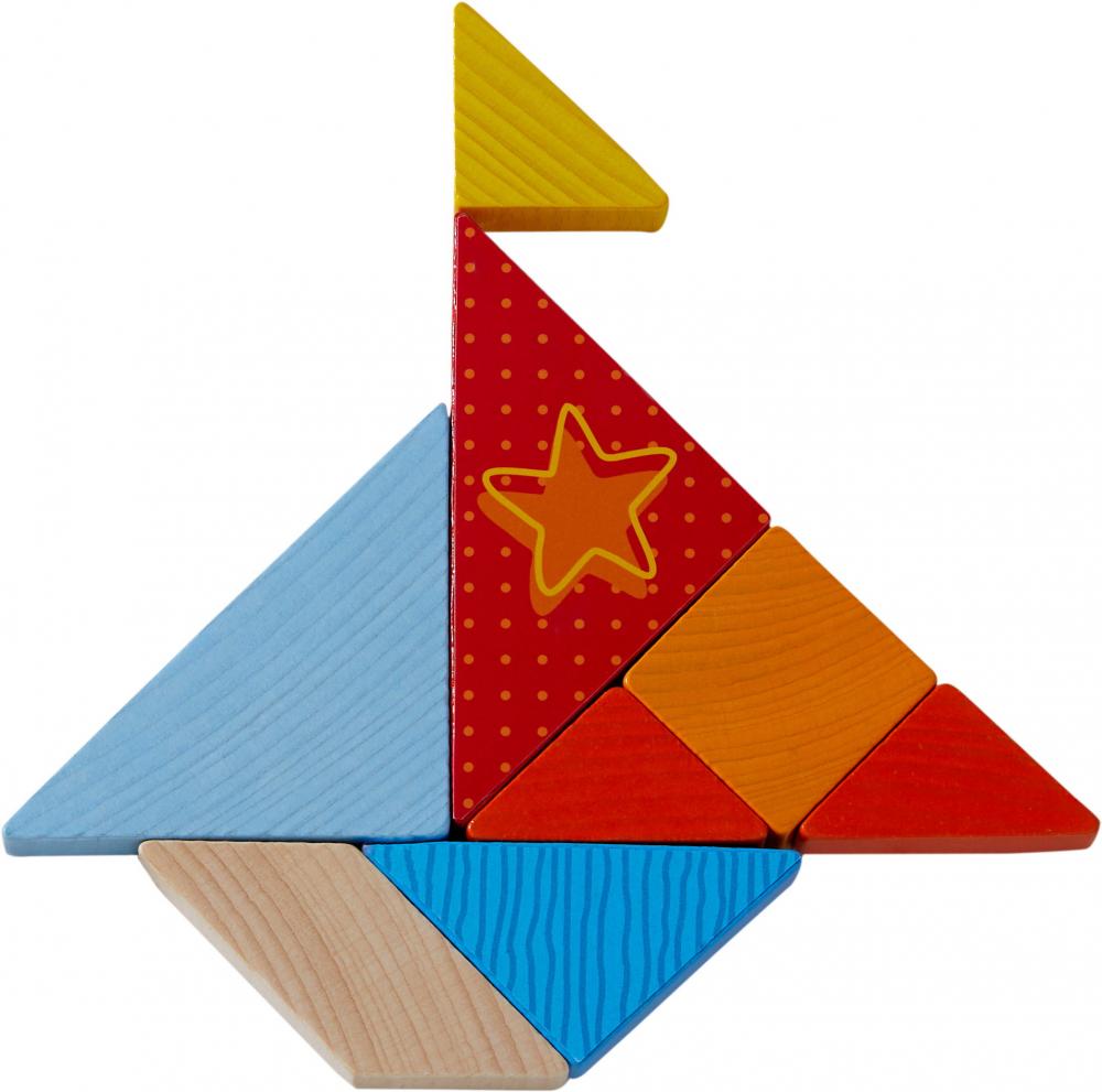 HABA Kleinkindwelt Legespiel Bunter Tangram Mix 1305777001