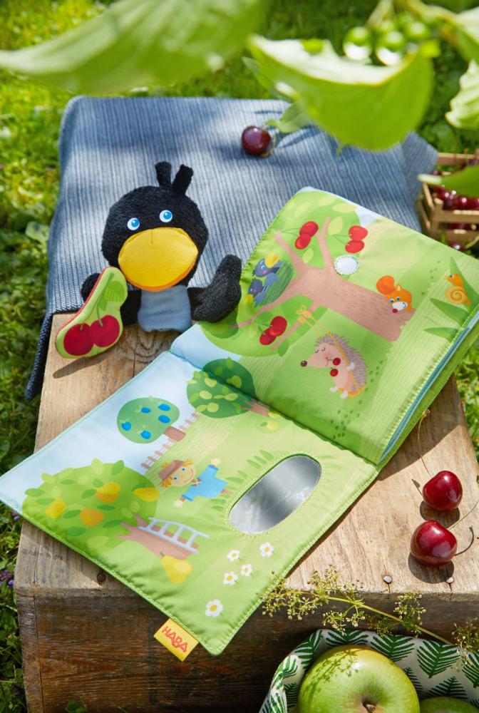 HABA Babywelt Babyspielbuch Stoffbuch Obstgarten 1306081001