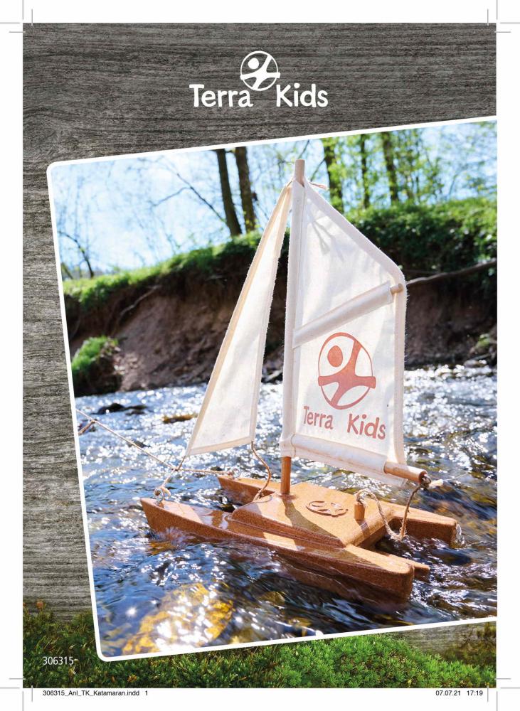 HABA Outdoor Kreativität Terra Kids Katamaran Bausatz 1306315001