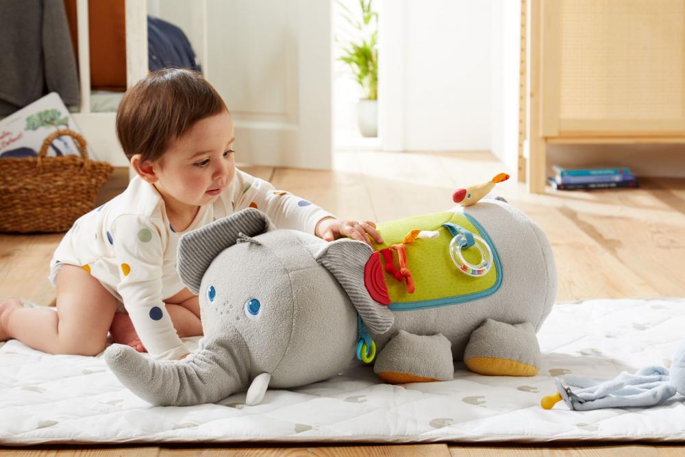 HABA Babywelt Multifunktionsspielzeug Entdeckertier Elefant 1306454001