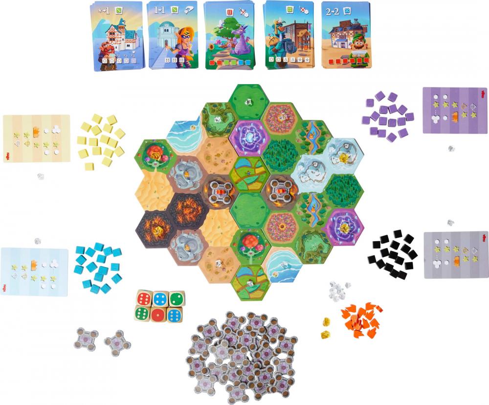 HABA Familienspiel Würfelspiel Würfelkönig Das Brettspiel 1306400001