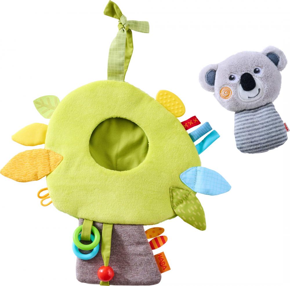 HABA Babywelt Multifunktionsspielzeug Entdeckerkissen Koala 1306655001