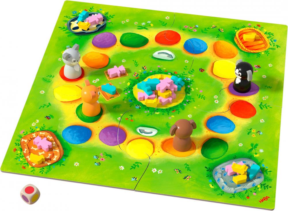 HABA Kinderspiel Würfelspiel Tapsi, Flo & Co 1307024001