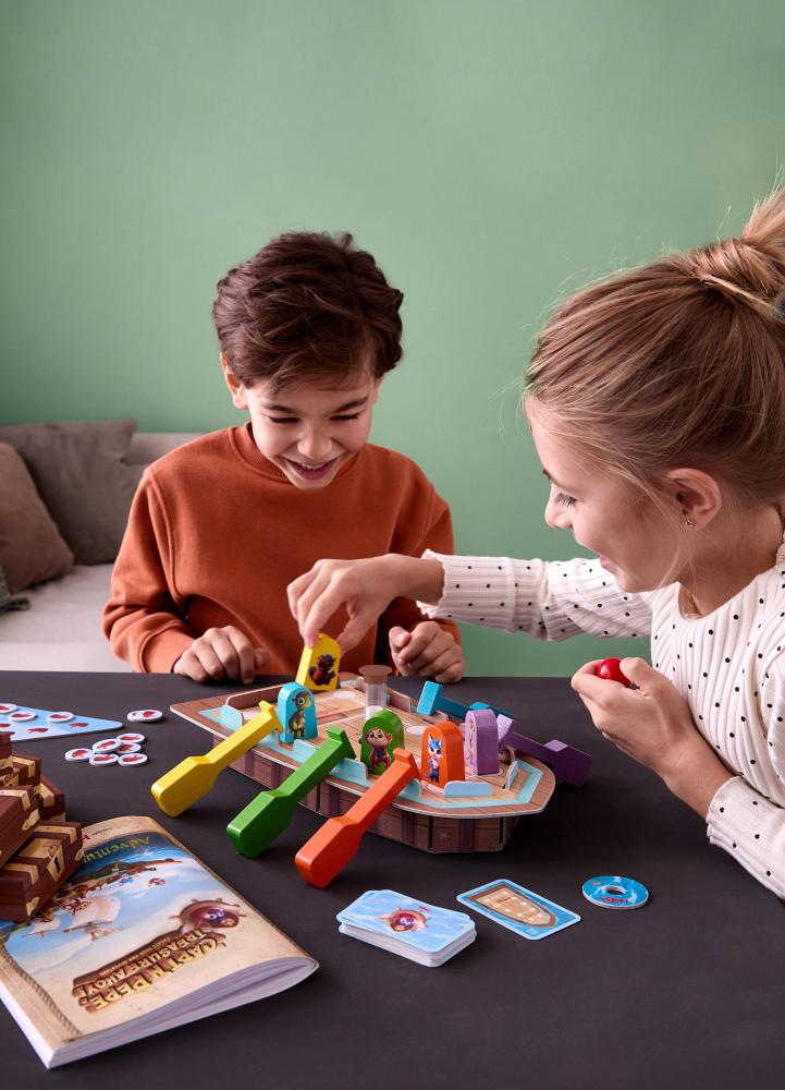 HABA Kinderspiel Wettlaufspiel Käpt’n Pepe, Schatz Ahoi! 1307037001