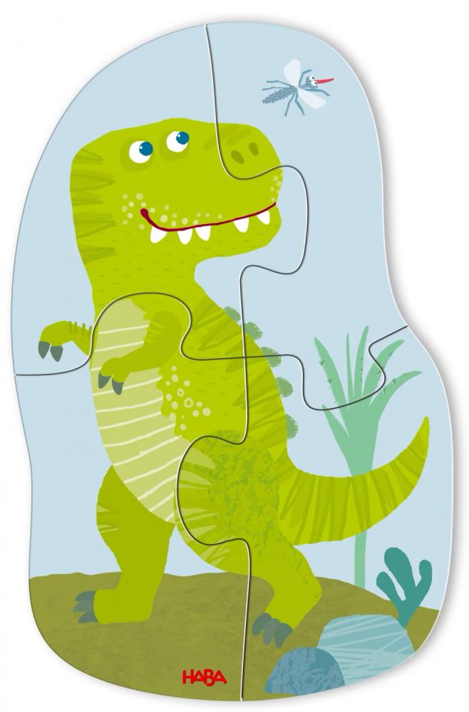 2, 3, 4 Teile HABA Kinder Puzzle 6 erste Puzzles Dinos 1307186001