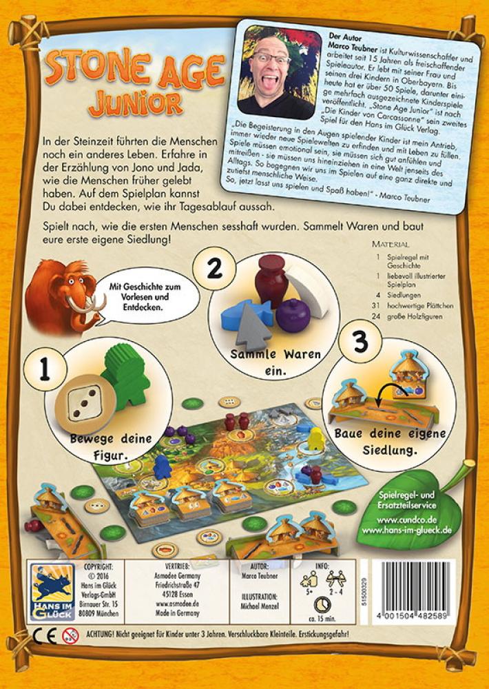 Hans im Glück Kinderspiel Strategiespiel Stone Age Junior HIGD1012