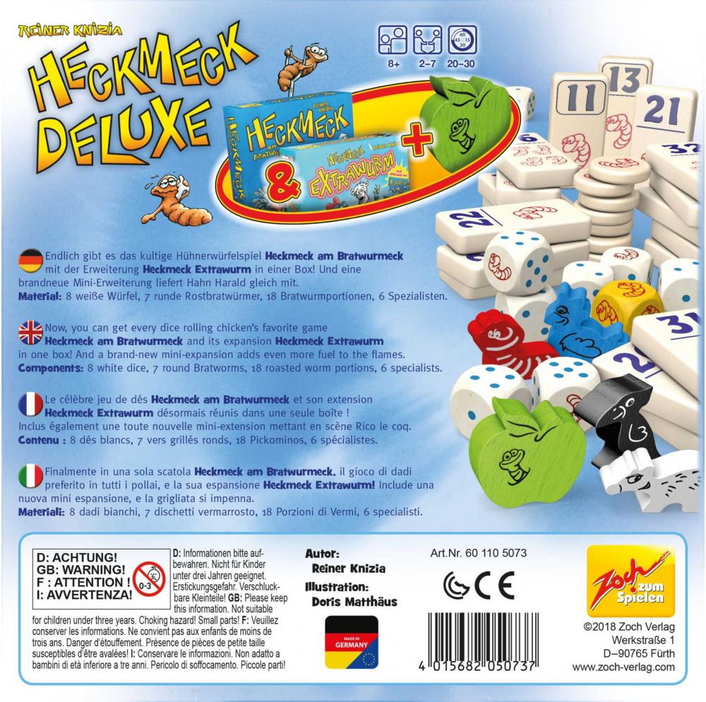 Zoch Familienspiel Würfelspiel Heckmeck Deluxe 601105073