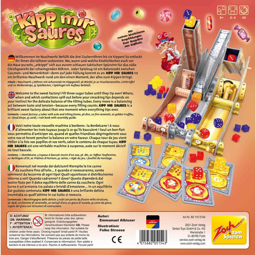 Zoch Familienspiel Aktionsspiel Kipp mir Saures 601105154