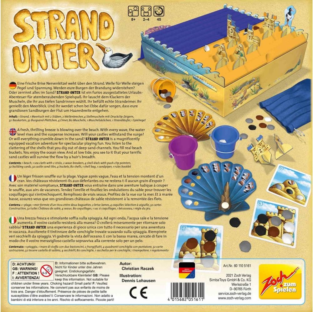 Zoch Familienspiel Strategiespiel Strand unter 601105161