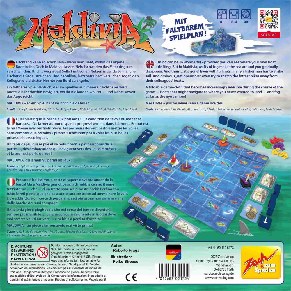 Zoch Familienspiel Strategiespiel Maldivia 601105173