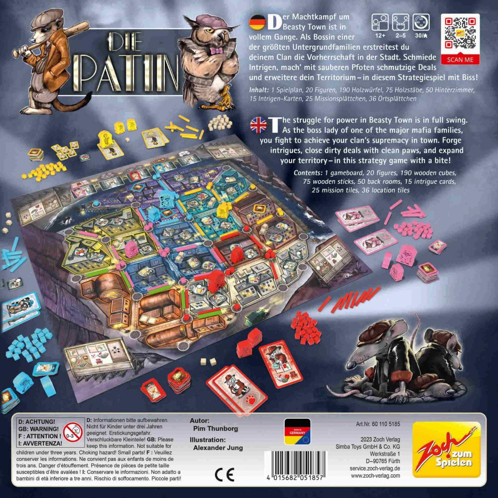 Zoch Familienspiel Strategiespiel Die Patin 601105185