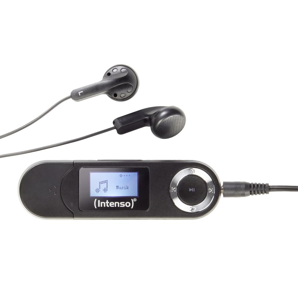 Intenso MP3 Player Music Walker 16GB Display Batteriebetrieb schwarz