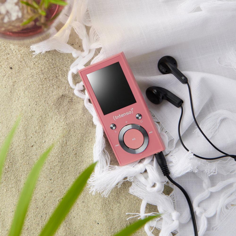 Intenso MP3 Player Video Scooter Bluetooth 16GB 1,8 Zoll Display pink