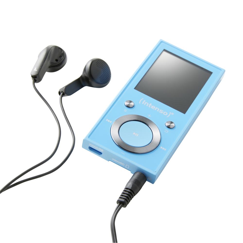 Intenso MP3 Player Video Scooter Bluetooth 16GB 1,8 Zoll Display blau