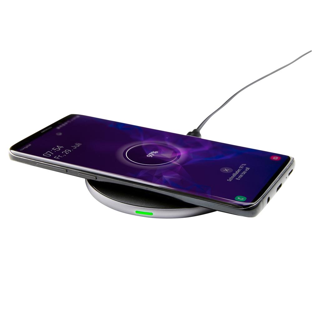 Intenso Wireless Charger BA2 Output Induktive Ladestation schwarz