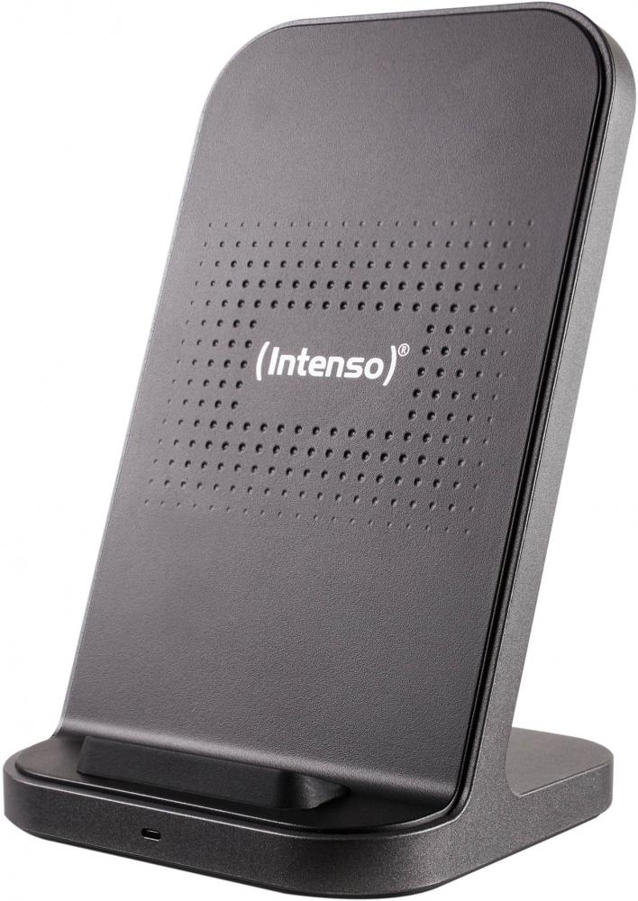 Intenso Wireless Charger Stand BSA2 Output bis 15W induktive Ladestation schwarz