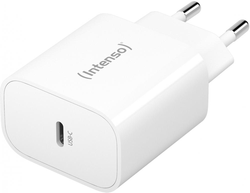 Intenso Ladegerät Power Adapter 20 Watt W20C 1x USB-C für 1 Gerät weiß