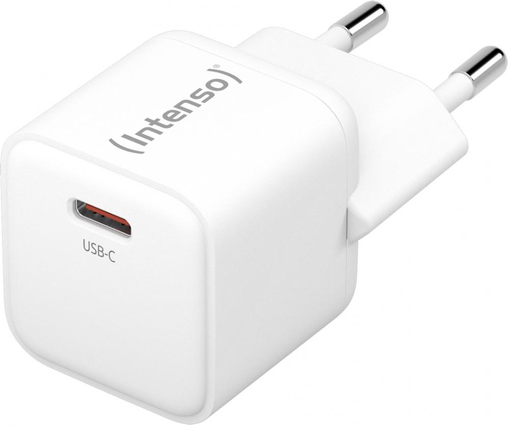 Intenso Ladegerät Power Adapter 30 Watt W30C GaN 1x USB-C für 1 Gerät weiß