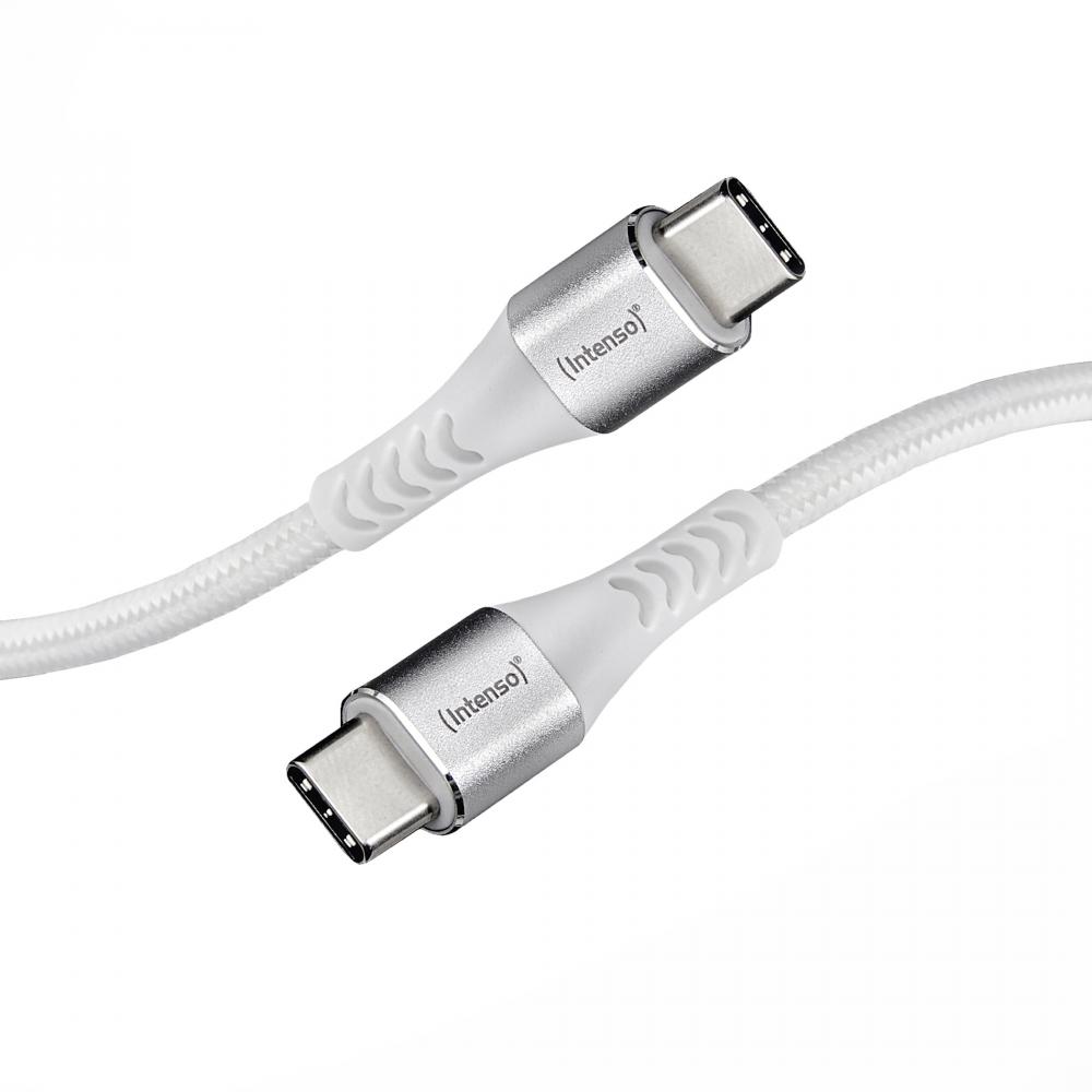 Intenso USB Kabel C315C Typ C - TYP C Nylon 1,5m max. 60W weiß