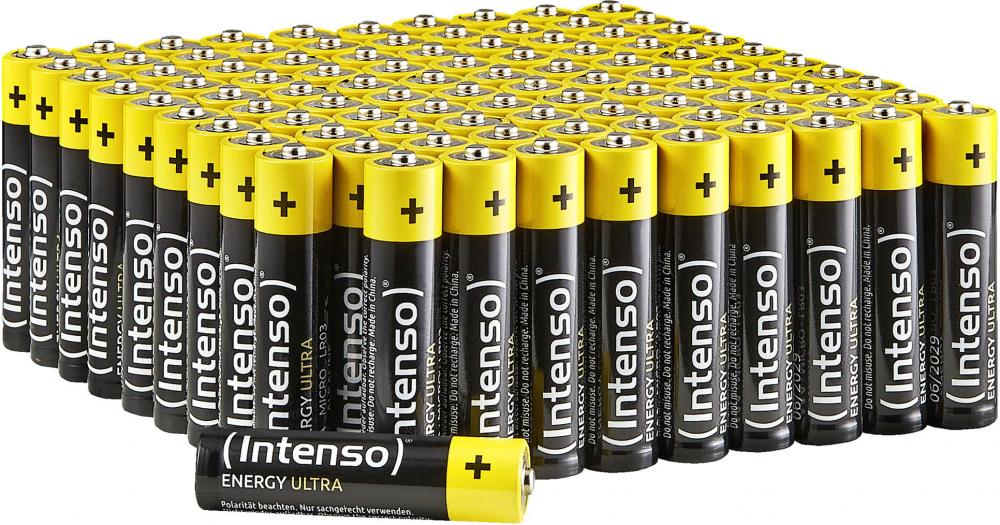 100 Intenso Energy Ultra AAA / Micro Alkaline Batterien im 10er Karton