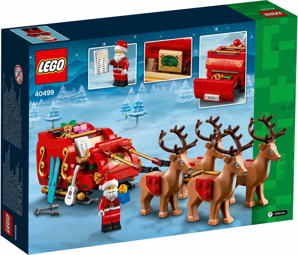 LEGO® Iconic Schlitten des Weihnachtsmanns 343 Teile 40499