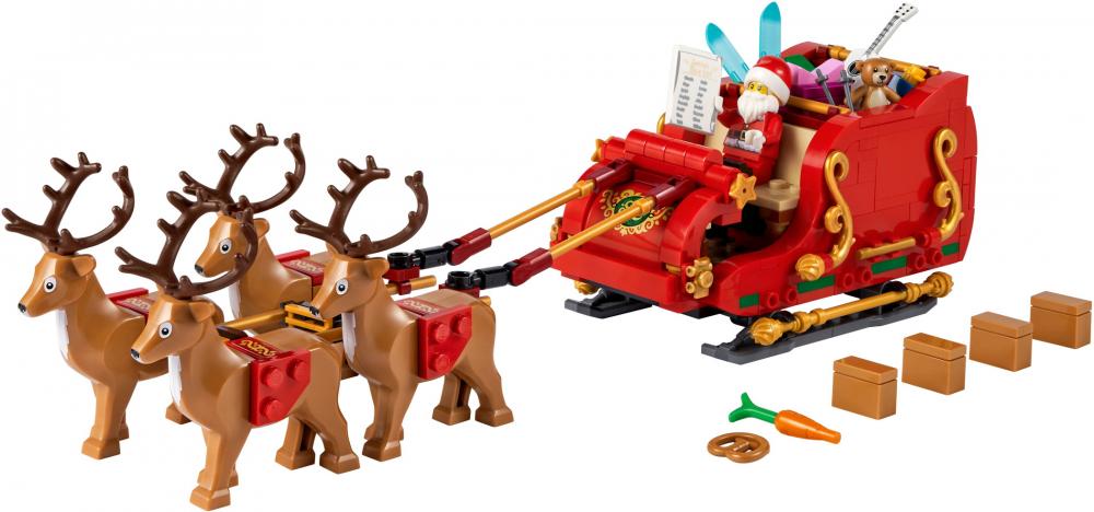 LEGO® Iconic Schlitten des Weihnachtsmanns 343 Teile 40499