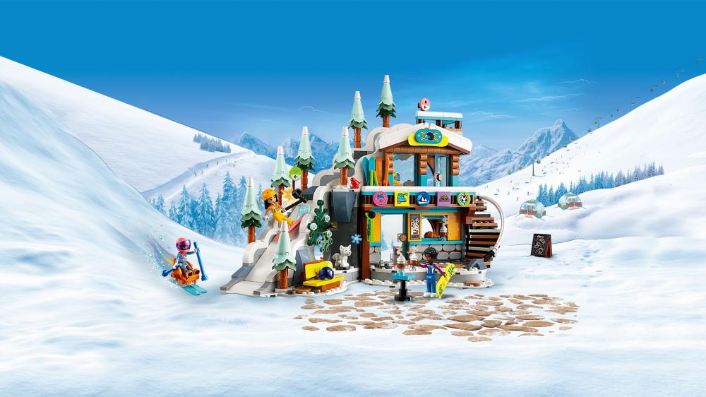 LEGO® Friends Skipiste und Café 980 Teile 41756