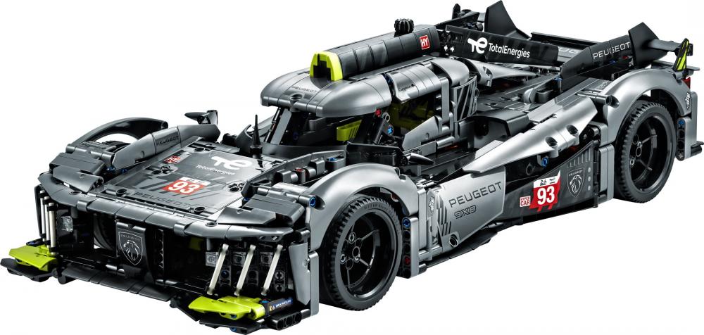 LEGO® Technic PEUGEOT 9X8 24H Le Mans Hybrid Hypercar 1775 Teile 42156