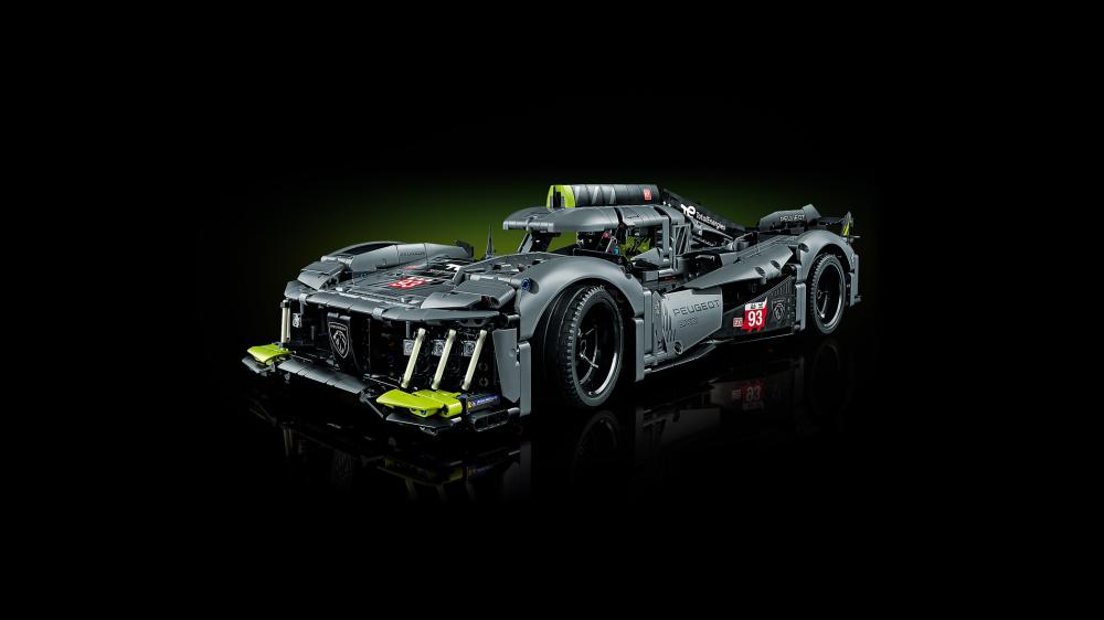 LEGO® Technic PEUGEOT 9X8 24H Le Mans Hybrid Hypercar 1775 Teile 42156