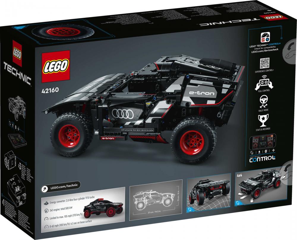 LEGO® Technic Audi RS Q e-tron 914 Teile 42160