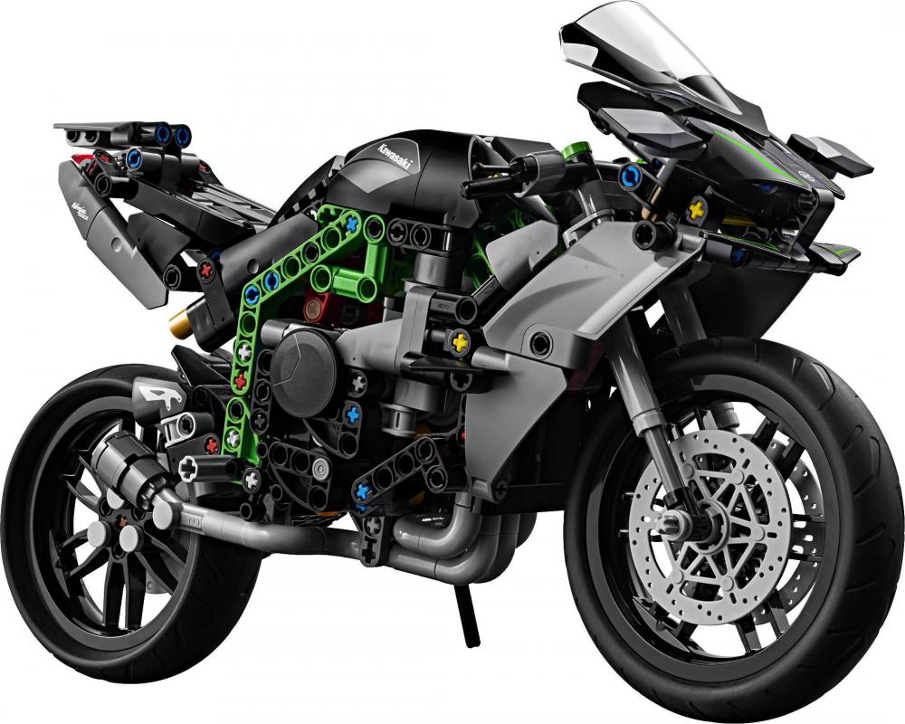 LEGO® Technic Kawasaki Ninja H2R Motorrad 643 Teile 42170