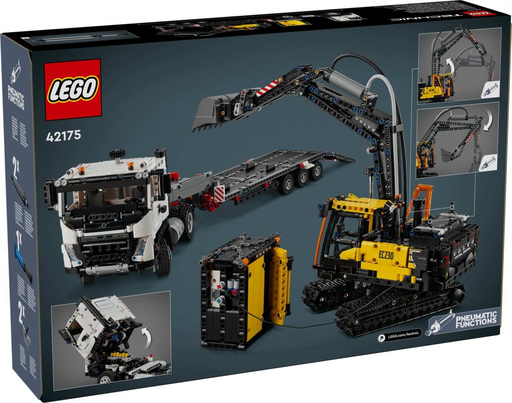 LEGO® Technic Volvo FMX LKW mit EC230 Electric Raupenbagger 2274 Teile 42175