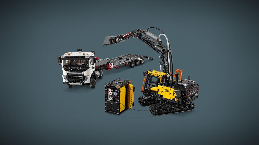 LEGO® Technic Volvo FMX LKW mit EC230 Electric Raupenbagger 2274 Teile 42175