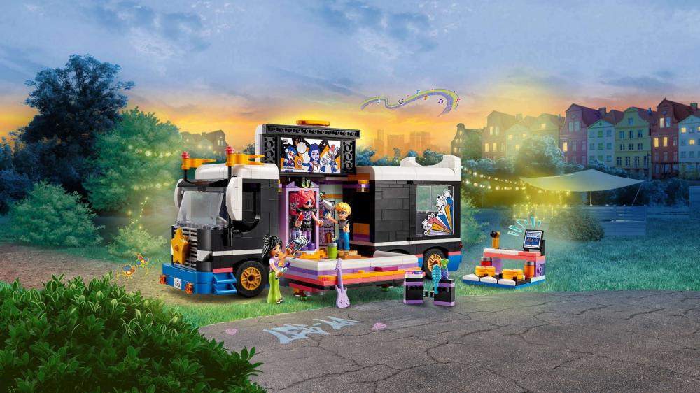 LEGO® Friends Popstar-Tourbus 845 Teile 42619