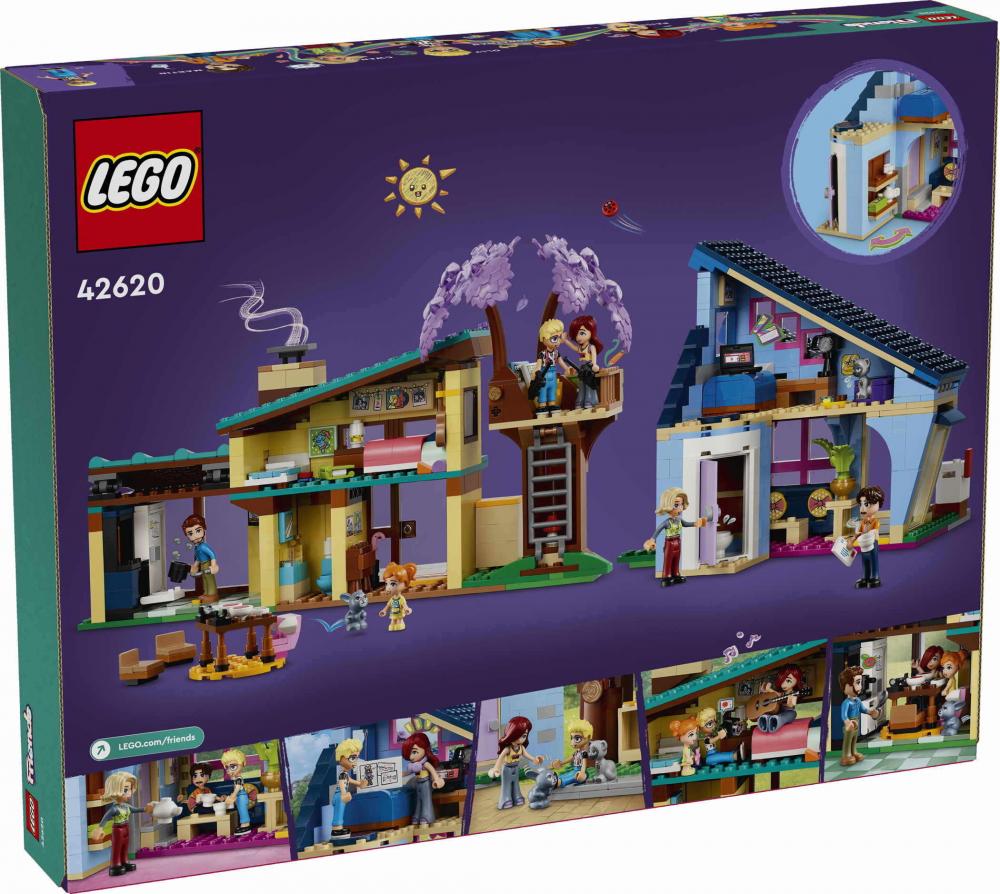 LEGO® Friends Ollys und Paisleys Familien Haus 1126 Teile 42620