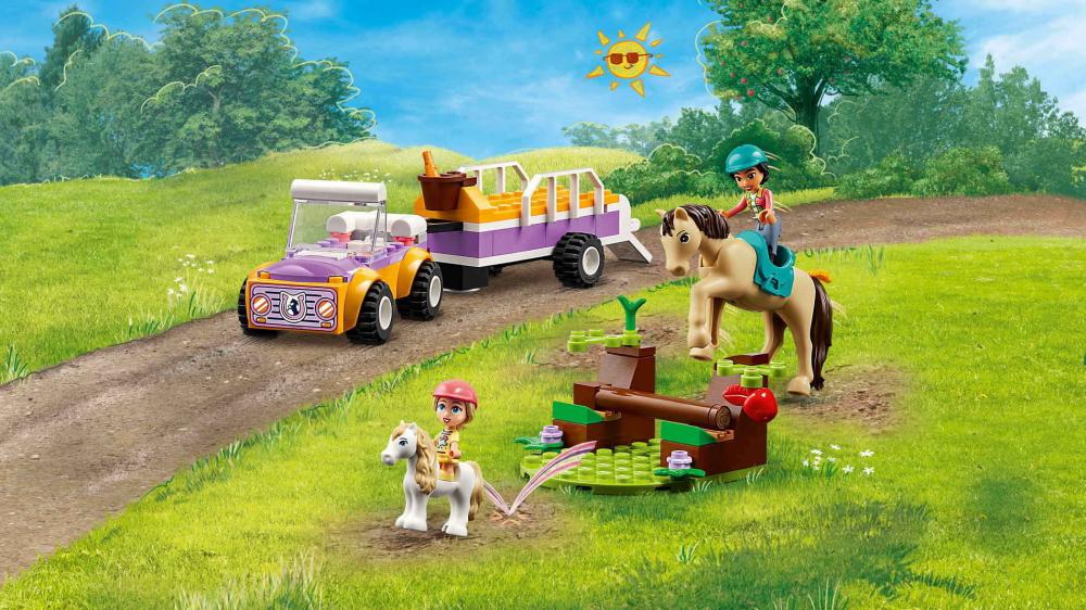 LEGO® Friends Pferde- und Pony-Anhänger 105 Teile 42634