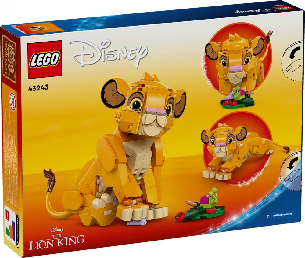 LEGO® Disney Classic Simba, das Löwenjunge des Königs 222 Teile 43243