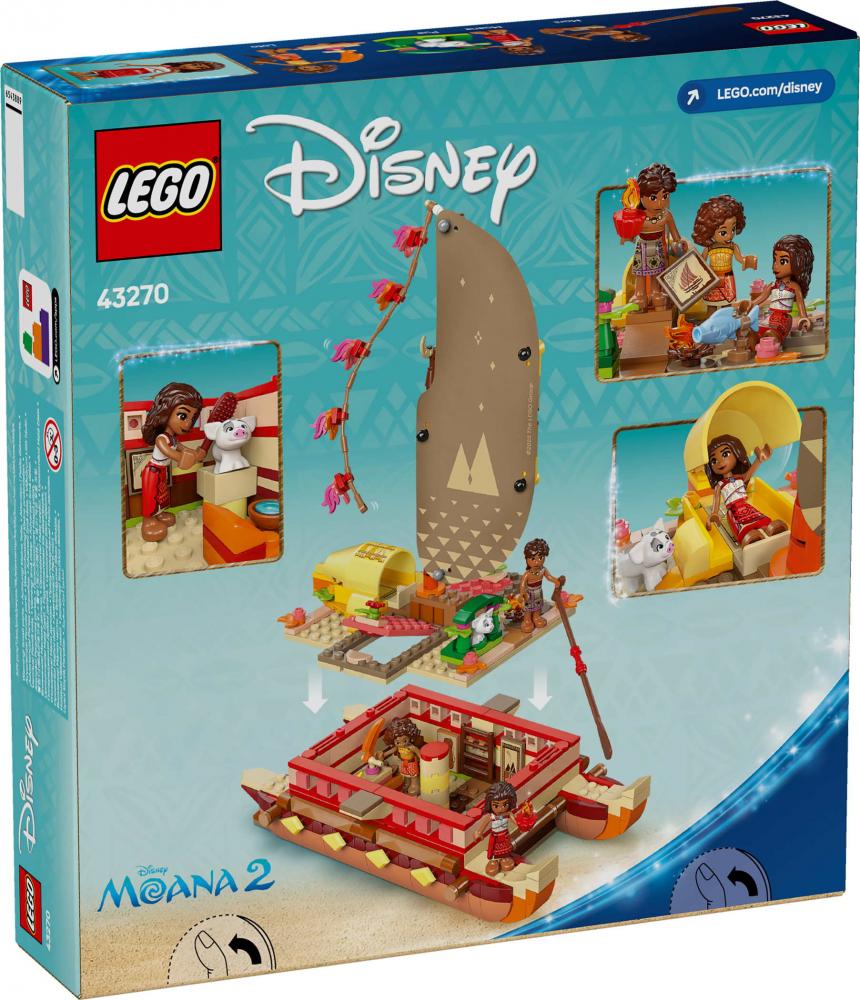 LEGO® Disney Princess Vaianas Abenteuerfloß 529 Teile 43270