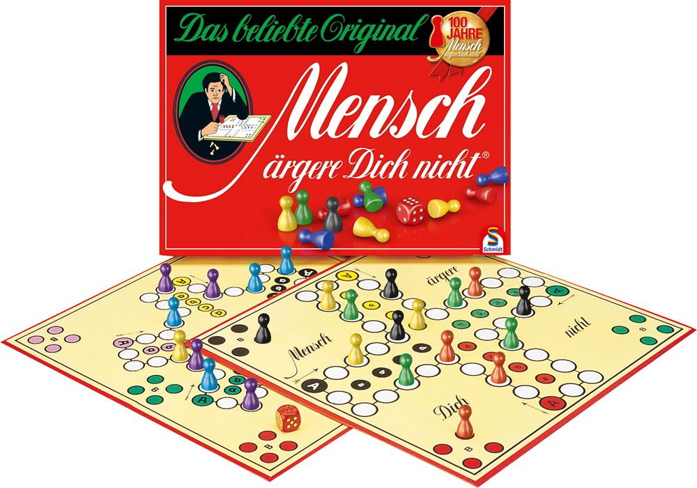 Schmidt Spiele Familienspiel Würfellaufspiel Mensch ärgere Dich nicht Jubiläumsausgabe 49020