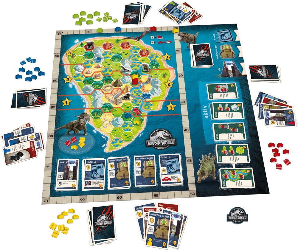 Schmidt Spiele Familienspiel Strategiespiel Jurassic World Rückkehr nach Isla Nubar 49389