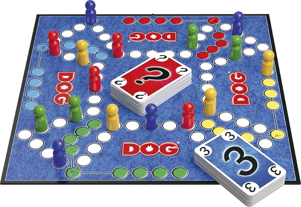 Schmidt Spiele Familienspiel Taktikspiel Classic Line DOG 49412