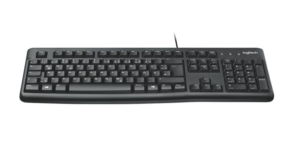 Spielwaren Express - Tastatur schwarz Keyboard Kabel mit 920-002516 Logitech K120